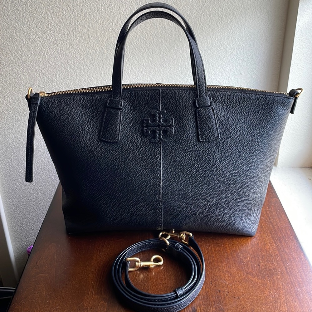 Tory Burch McGraw Top Zip Satchel